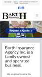 Mobile Screenshot of barthinsurance.com